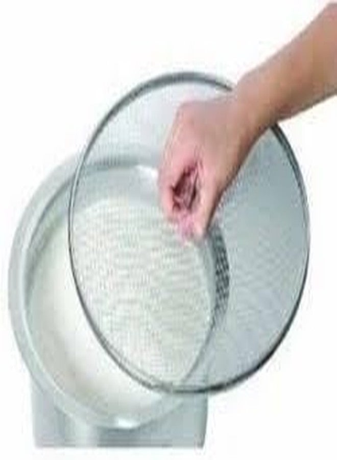 رويالز مجموعة أغطية رويالز المصنوعة من الفولاذ المقاوم للصدأ عالي الجودة، مقاسات 6/7/8/9 بوصة، مكونة من 4 قطع، متعددة الاستخدامات، أغطية شبكية، أغطية للأواني وأدوات الطبخ والتخزين في المطبخ، أغطية معدنية متينة مقاومة للصدأ. - Image 4